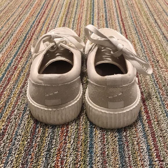 Shoe the Bear white canvas and suede sneakers - Picture 3 of 5